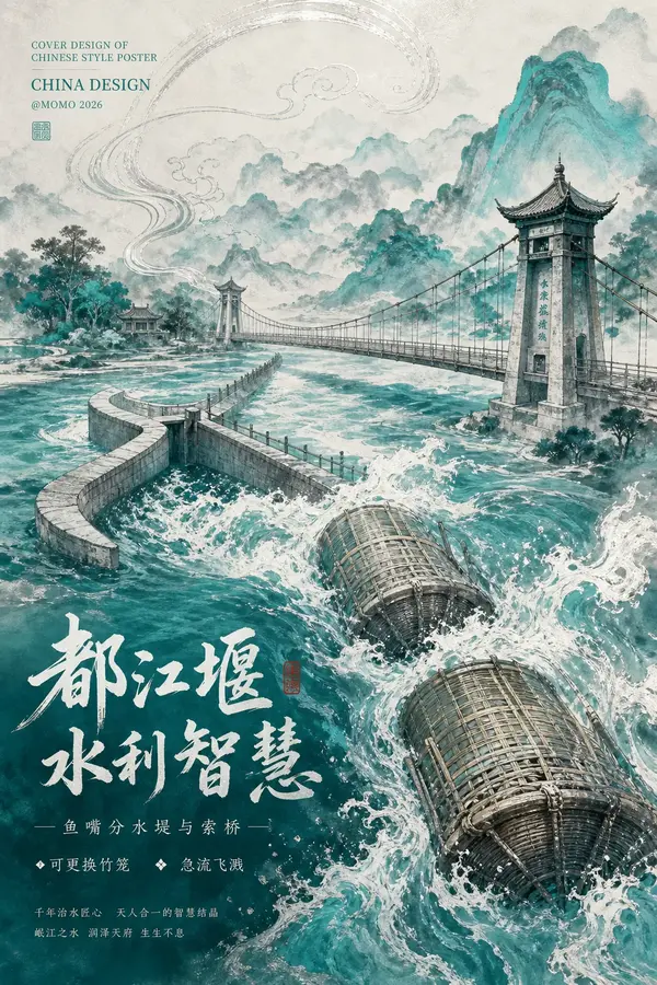 INK-WASH STYLE,Dujiangyan Wate…